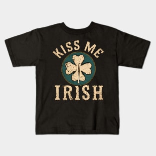 Kiss Me I'm  Irish Kids T-Shirt